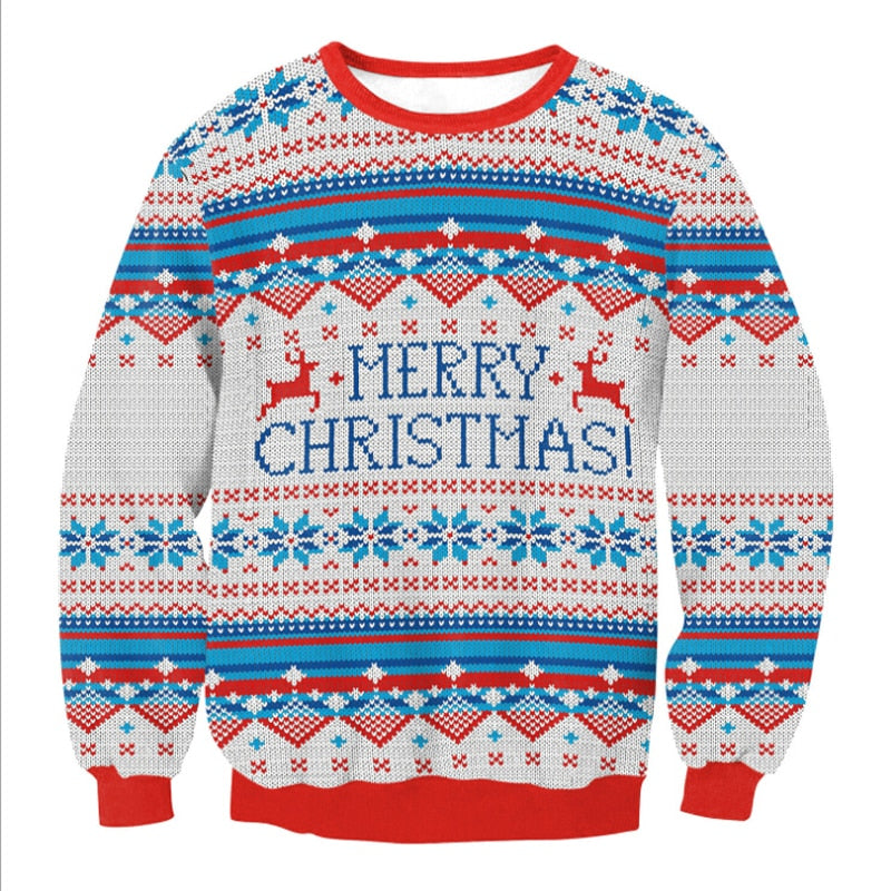 Xmas Patterned Sweater Men