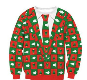 Xmas Patterned Sweater Men